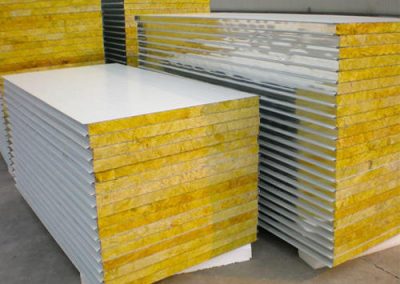 insulated glasswool panel
